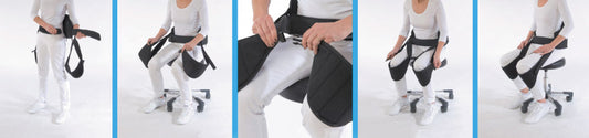 Suport Ergonomic Bay-Sit Lite Negru - 1000D Cordura, Suport Lombar
