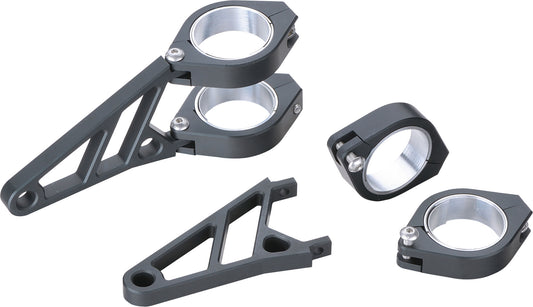 Suport Faruri Highsider cu Prindere Semnalizare - Aluminiu CNC