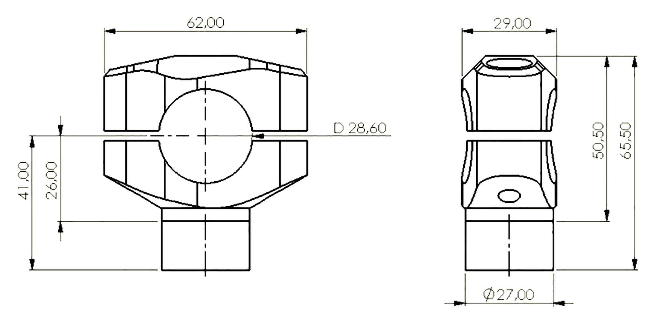 Suport Ghidon Conic gazzini - Aluminiu CNC, Design Elegant