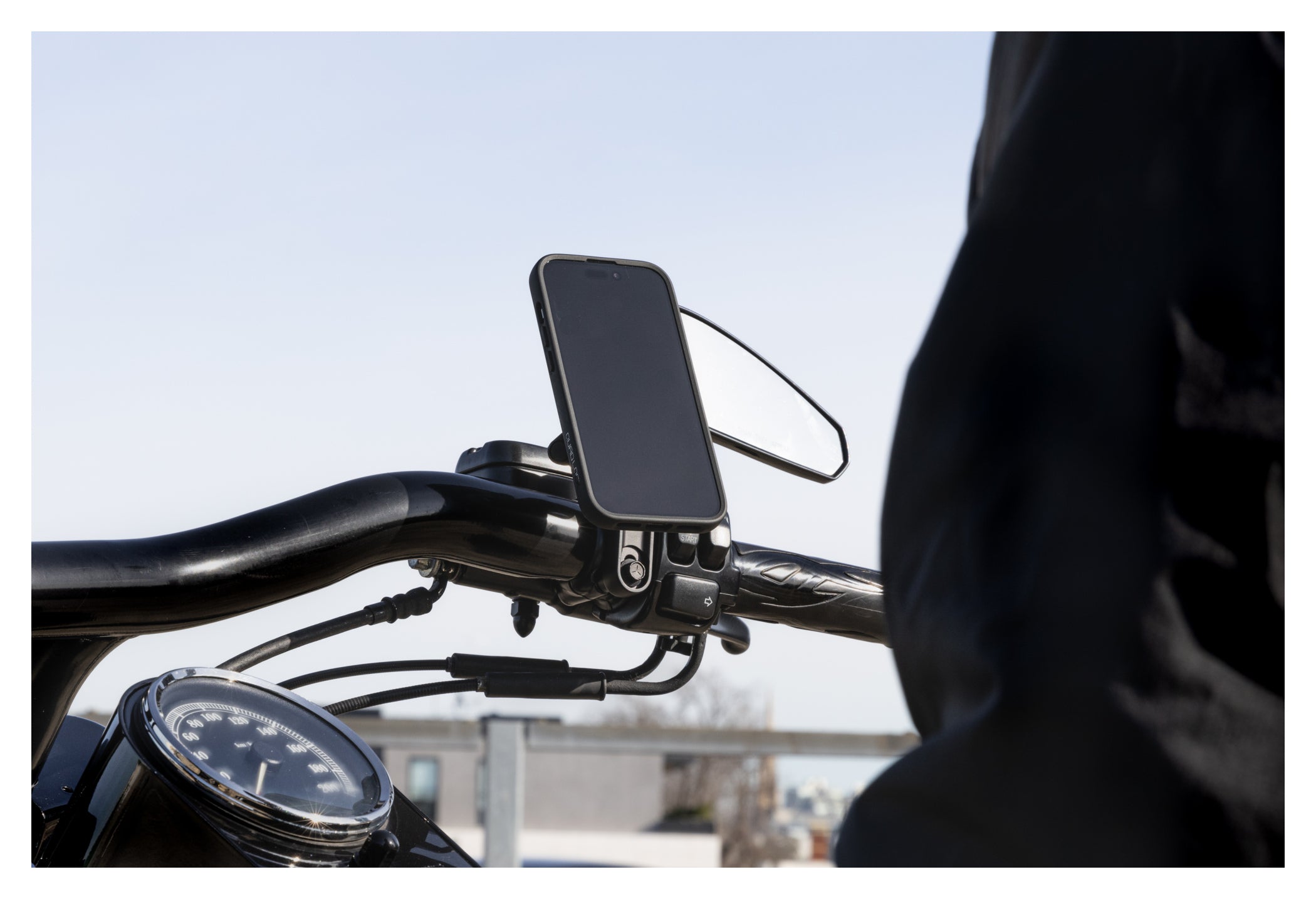 Suport Ghidon Moto Quad Lock - Prindere Sigură & Unghi Optim