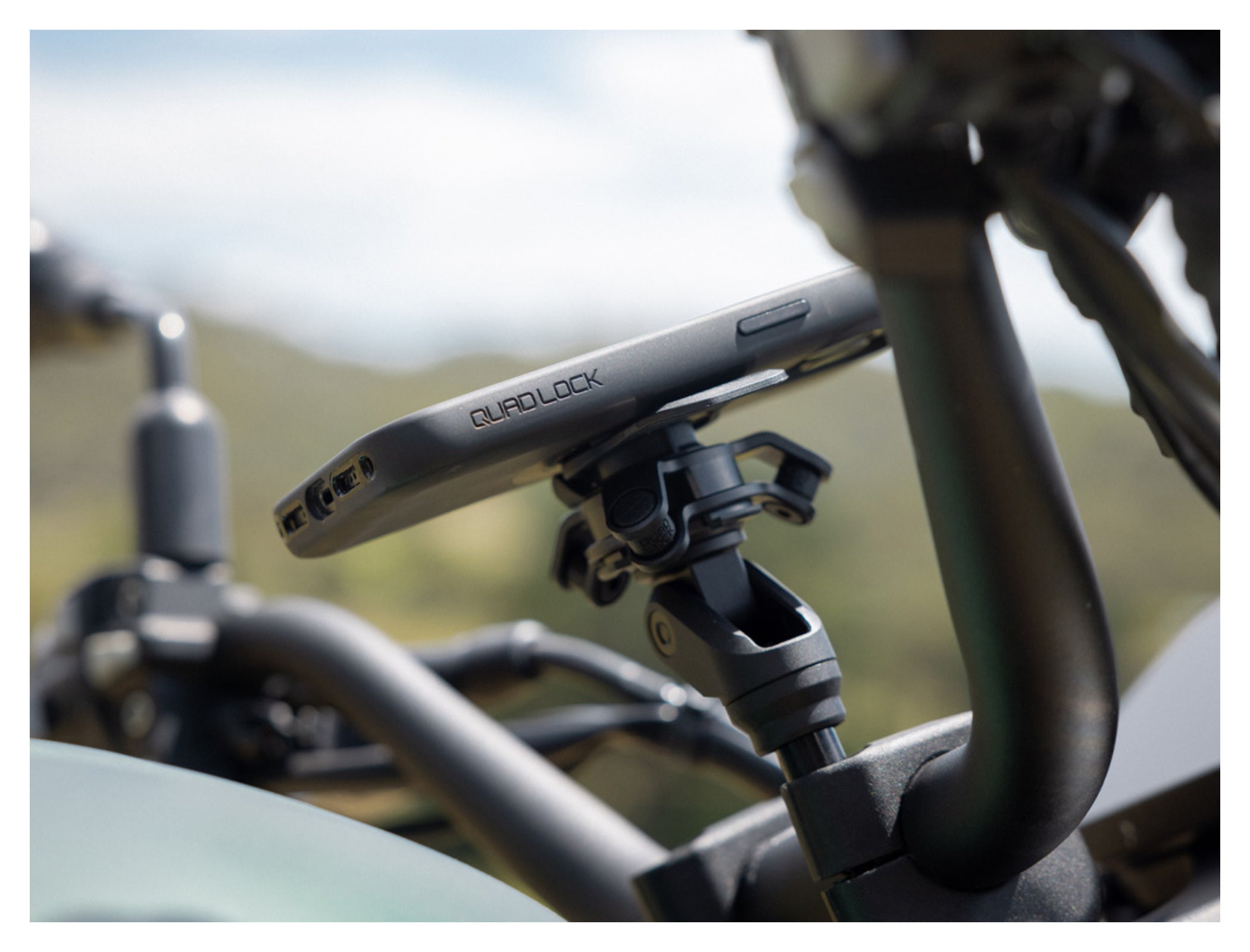 Suport Ghidon Moto Quad Lock PRO - Prindere M8, Aluminiu CNC