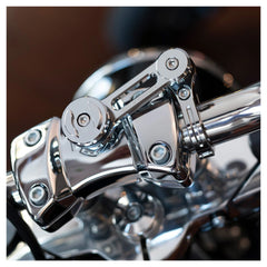 Suport Ghidon Moto SP Connect Moto Mount Pro Chrome - Anti-Vibrații, Aluminiu CNC