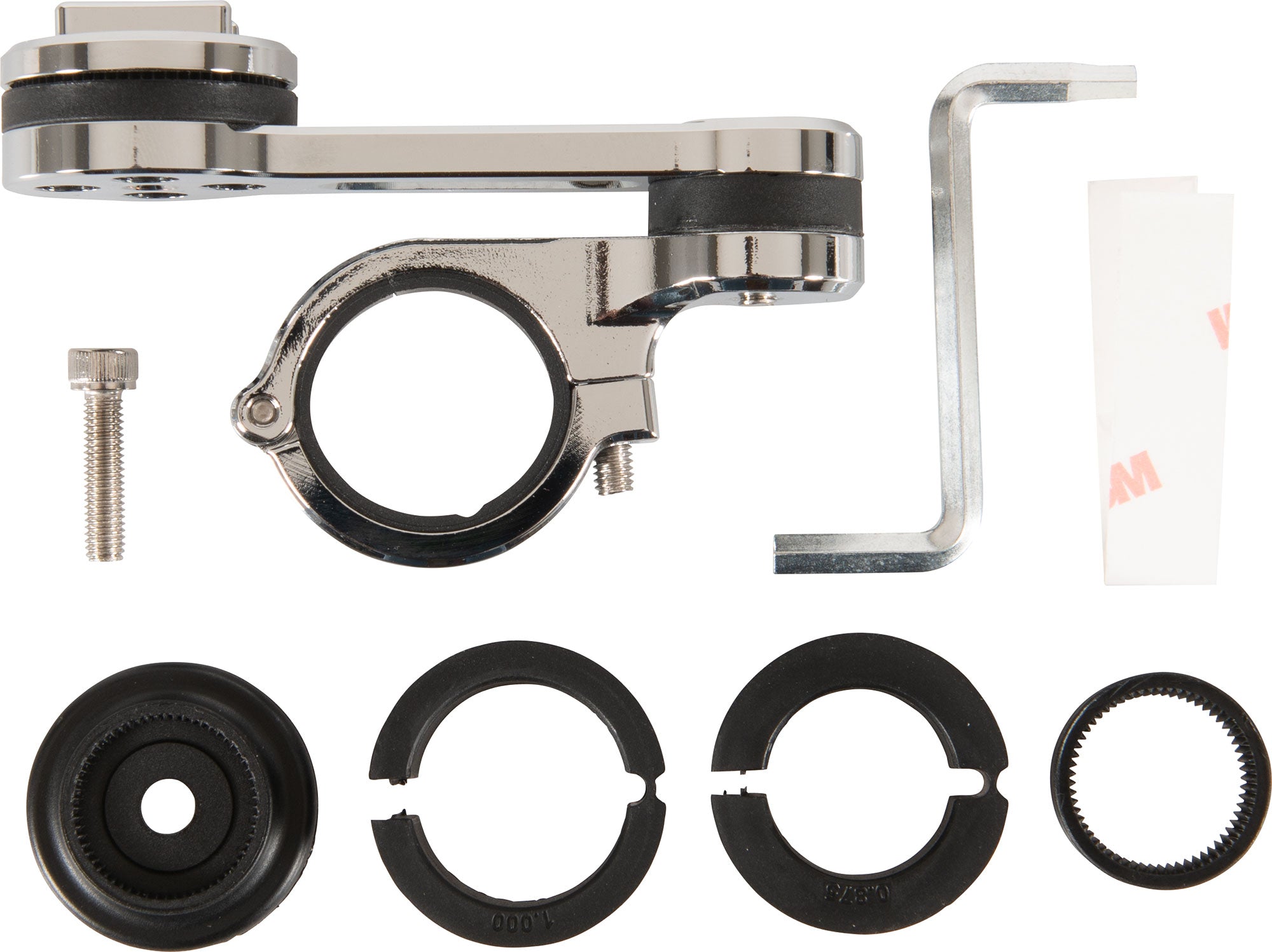 Suport Ghidon Moto SP Connect Moto Mount Pro Chrome - Anti-Vibrații, Aluminiu CNC