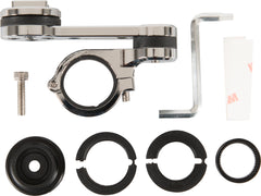 Suport Ghidon Moto SP Connect Moto Mount Pro Chrome - Anti-Vibrații, Aluminiu CNC