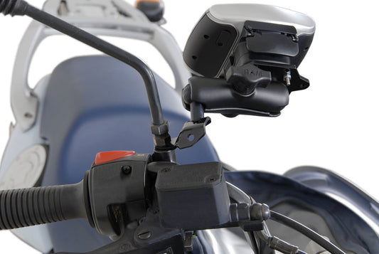 Suport GPS pentru Oglindă Moto Louis - Montaj Rapid și Sigur