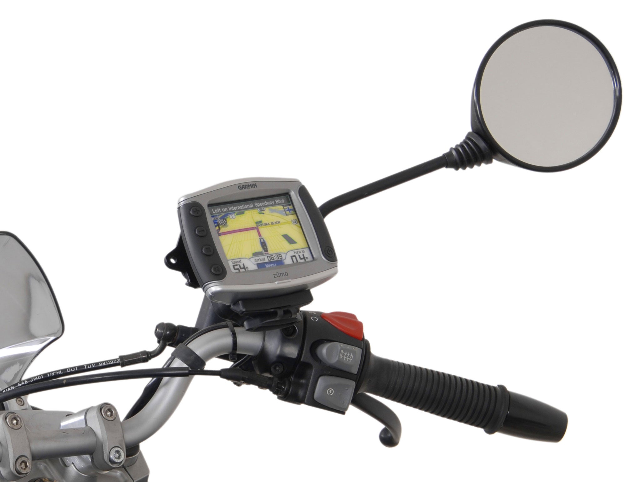 Suport GPS pentru Oglindă Moto Louis - Montaj Rapid și Sigur