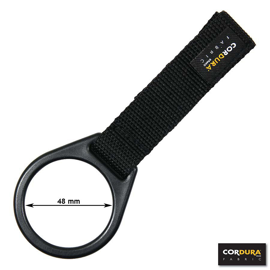 Suport Inel Lanternă D-cell Cordura DP214 Negru - Prindere Sigură, Acces Rapid