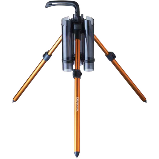 Suport Lansete Presso Iprimi Daiwa - Telescopic, 3 Lansete, Portocaliu - 1