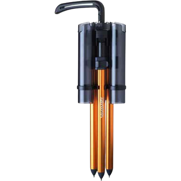 Suport Lansete Presso Iprimi Daiwa - Telescopic, 3 Lansete, Portocaliu - 2