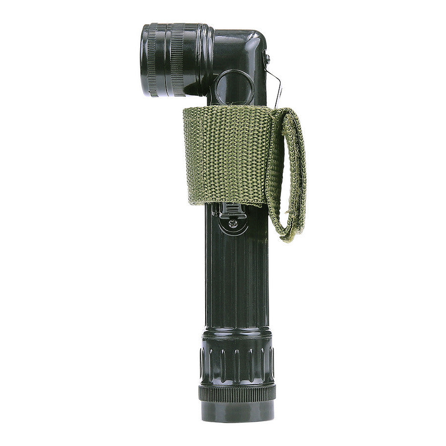 Suport Lanterna Unghiular cu Velcro Verde - Fixare Sigura