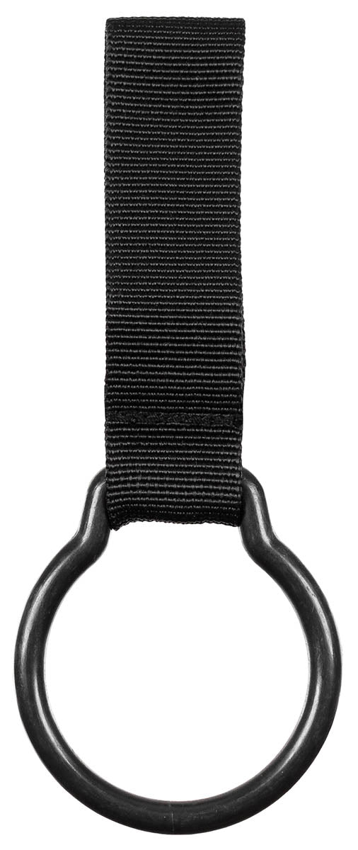 Suport Lanterne cu Inel Negru MFH - 100% Poliester, Buclă 7cm