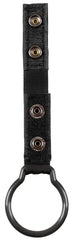 Suport Lanterne cu Inel Negru MFH - 100% Poliester, Buclă 7cm