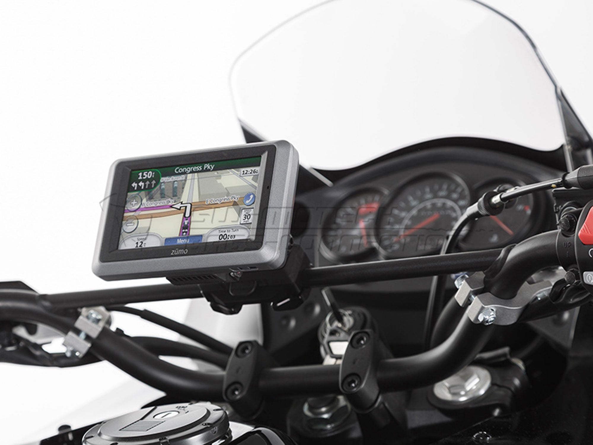 Suport Navi Quick Lock SW-Motech - Detasabil Rapid, Anti-Vibratii