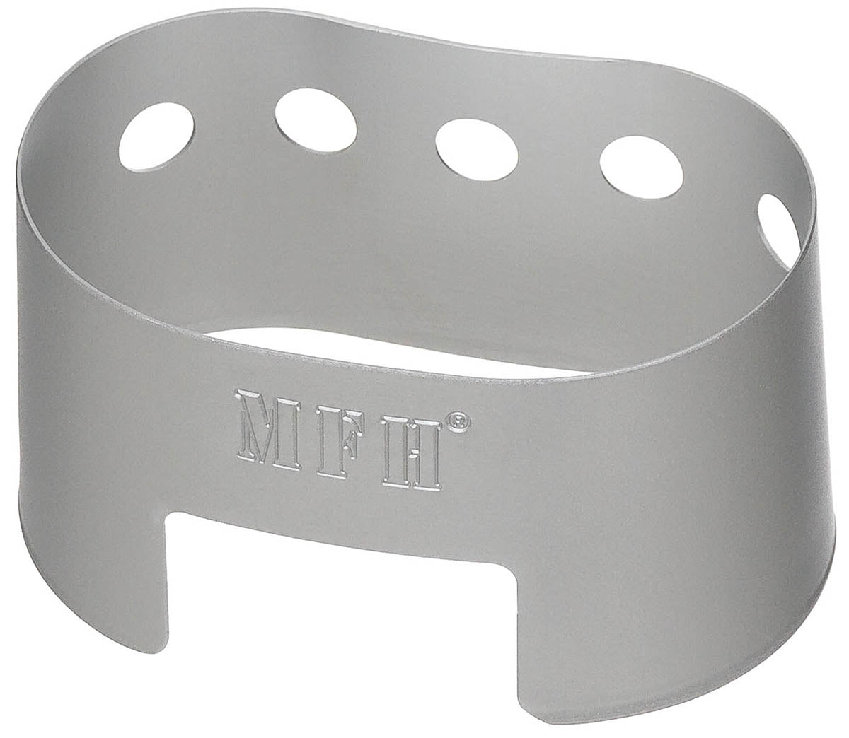 Suport Pahar/Arzator US Aluminiu MFH - 40g, Aluminiu Rezistent