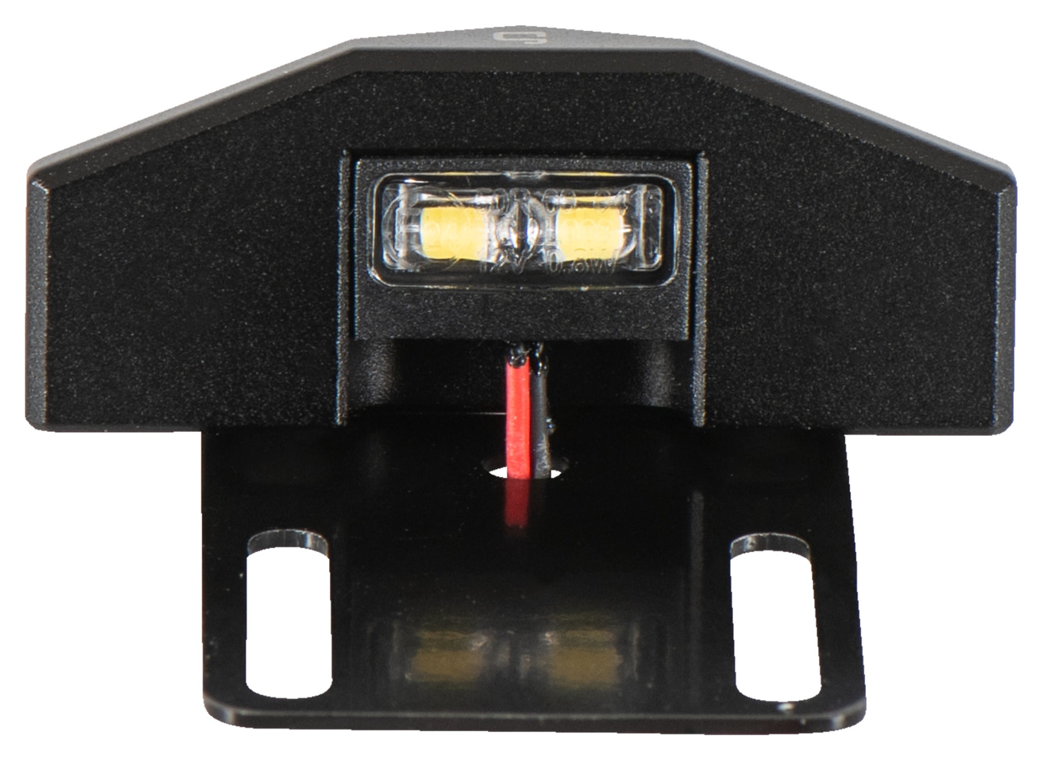 Suport Placă Iluminare Număr Gazzini - Aluminiu CNC, Negru