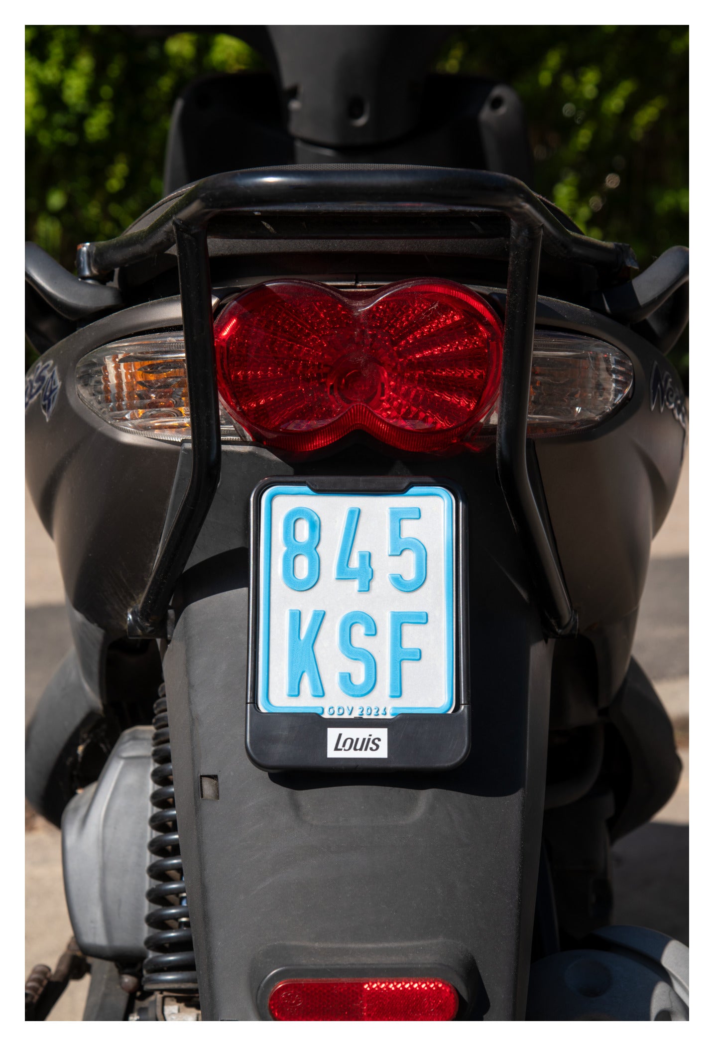 Suport Plăcuță Asigurare Scuter/Moped Louis - Montaj Rapid
