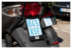 Suport Plăcuță Asigurare Scuter/Moped Louis - Montaj Rapid