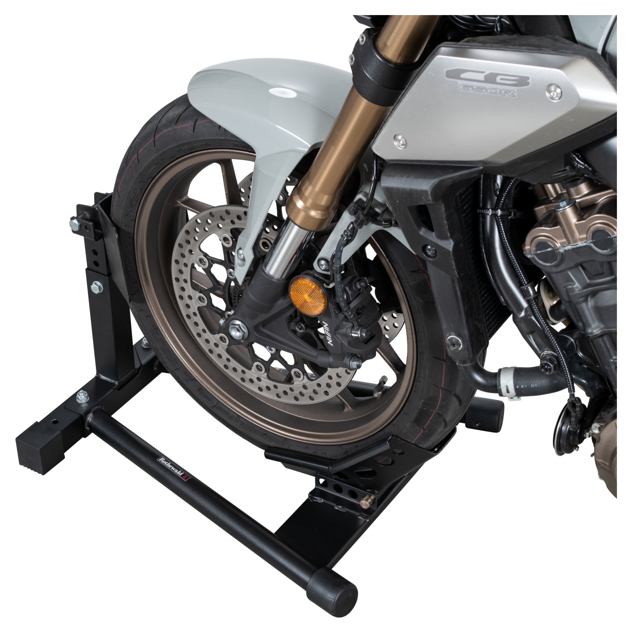 Suport Roată Față Motocicletă Rothewald 16-21 inch - Fixare Sigură
