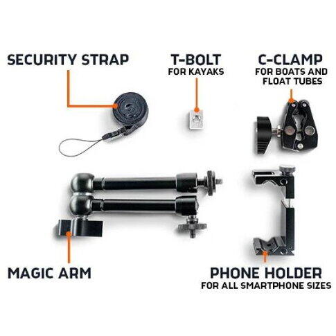 Suport Smartphone Deeper - Barca si Caiac, Fixare Sigura - 5