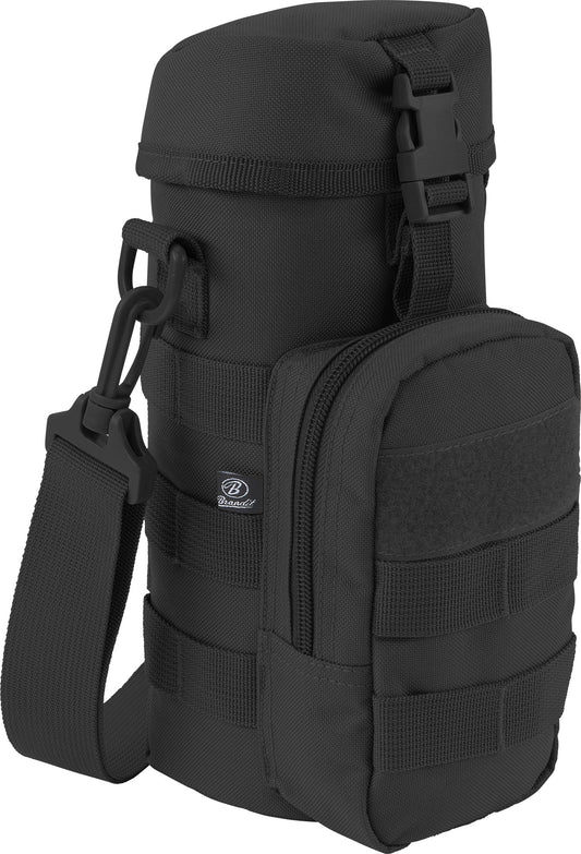 Suport Sticlă Bottle Holder II Brandit - Sistem Molle, Buzunar Frontal