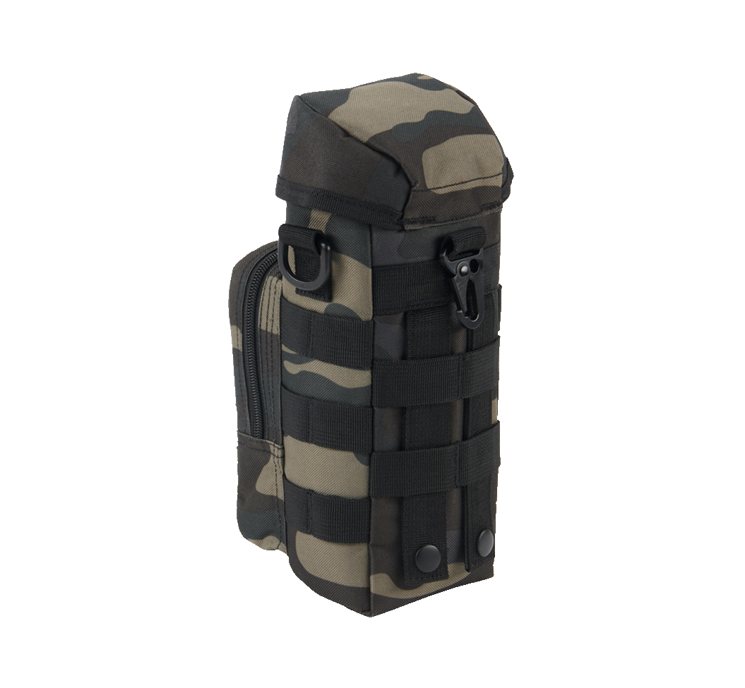 Suport Sticla Molle II Dark Camo Brandit - Acces Rapid si Fiabil