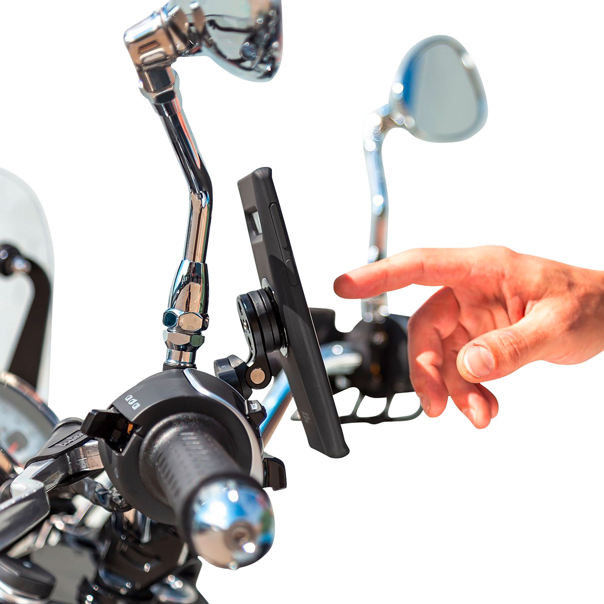 Suport Telefon Moto SP Connect Clutch Mount Pro - Anti-vibrații
