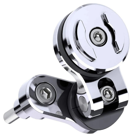 Suport Telefon Moto SP Connect Clutch Mount Pro Chrome - Rotativ, Anti-vibrații