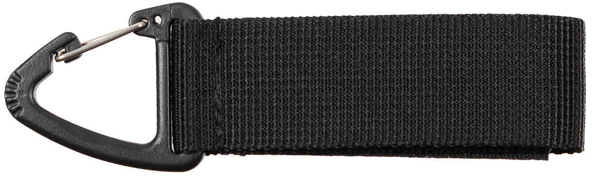 Suport Universal pentru curea și MOLLE Negru MFH - Sistem Velcro, Carabină Plastic