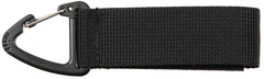 Suport Universal pentru curea și MOLLE Negru MFH - Sistem Velcro, Carabină Plastic