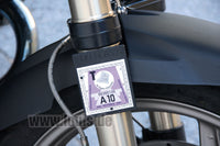 Suport Vignetă Moto FixItEasy V4 - Montare Ușoară pe Furcă