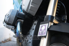 Suport Vignetă Moto FixItEasy V4 - Montare Ușoară pe Furcă