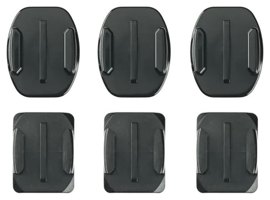 Suporturi Adezive GoPro (3 curbe + 3 plate) - Fixare Sigură Cameră
