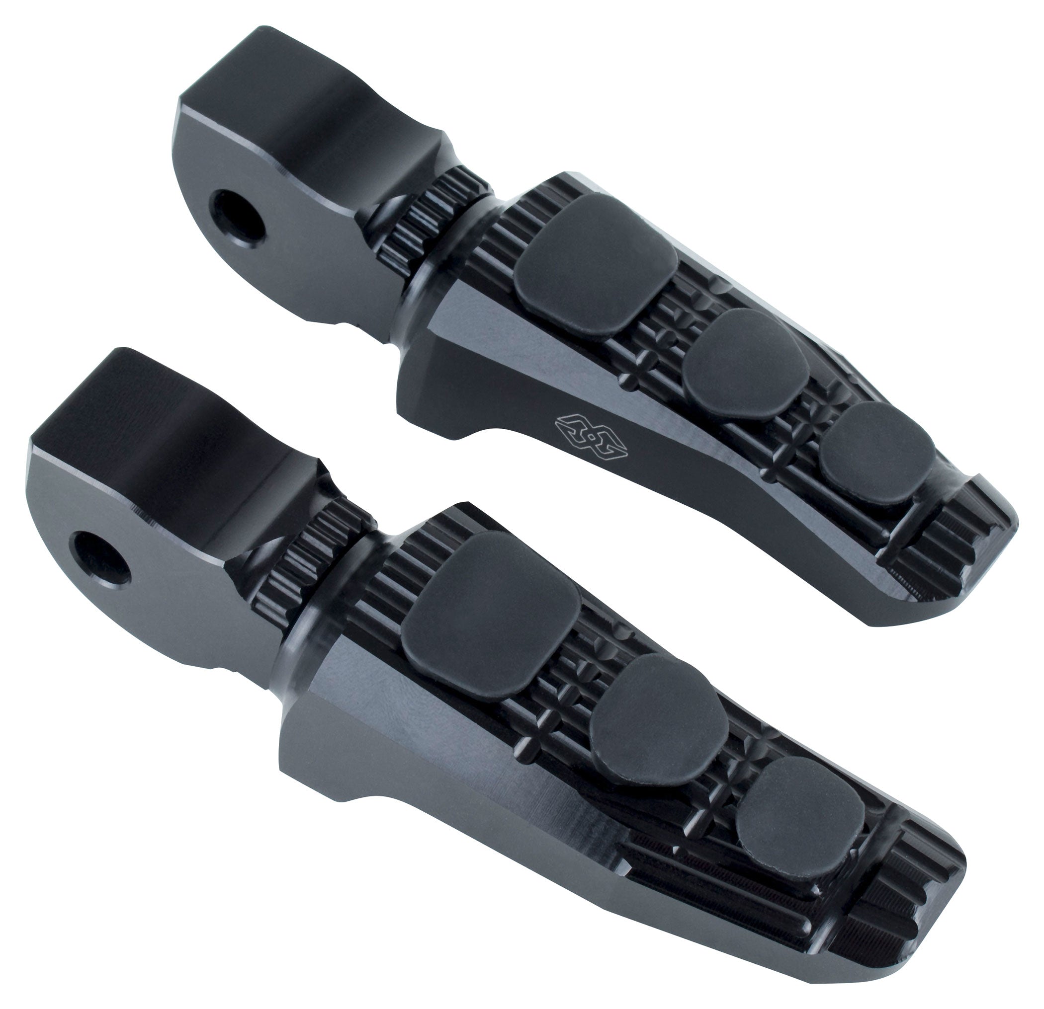 Suporturi Picioare Pasager Touring Sozius Gilles – Aluminiu, Lungime 80 mm - poza 1