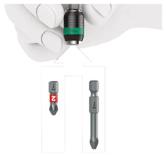 Șurubelniță cu Clichet Kraftform Pistol RA-R 1 Wera - Rapidaptor, BiTorsion