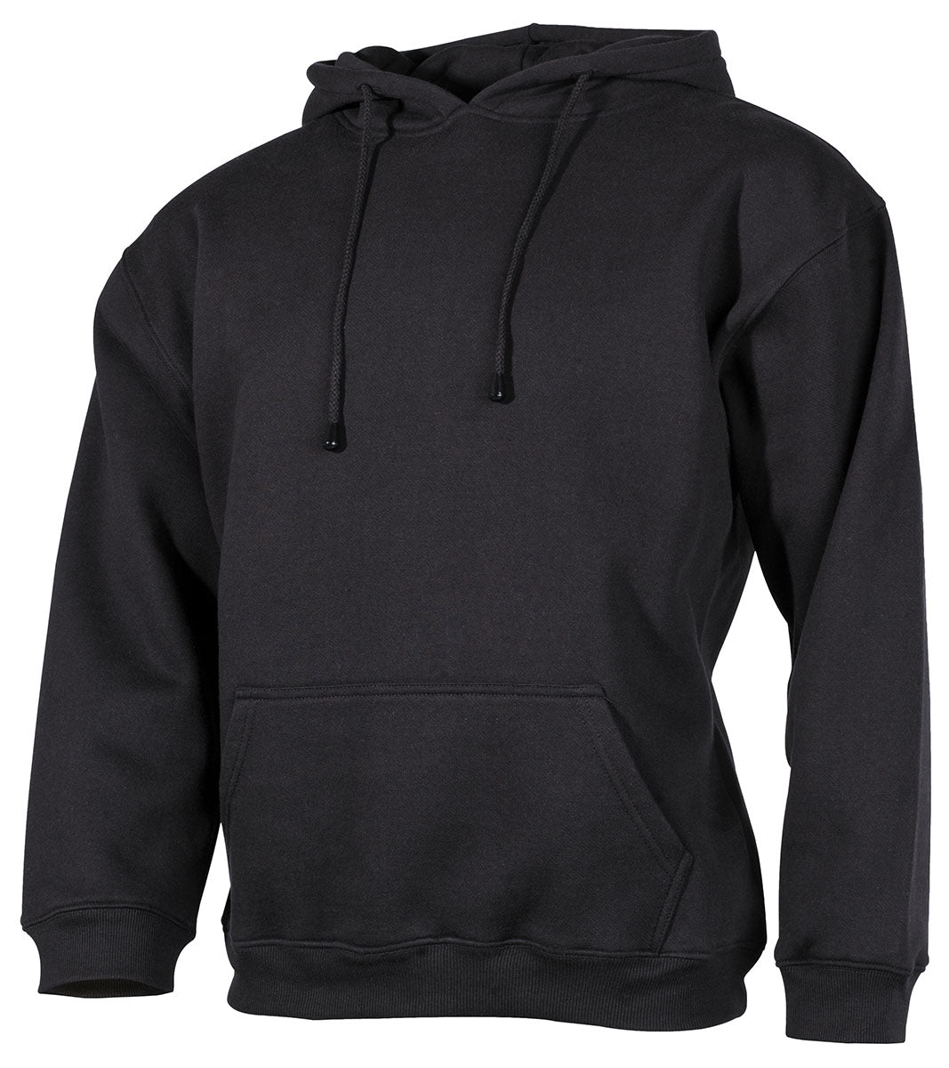 Sweatshirt cu Glugă Negru MFH - 340 g/m², 60% Bumbac