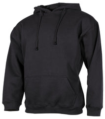 Sweatshirt cu Glugă Negru MFH - 340 g/m², 60% Bumbac