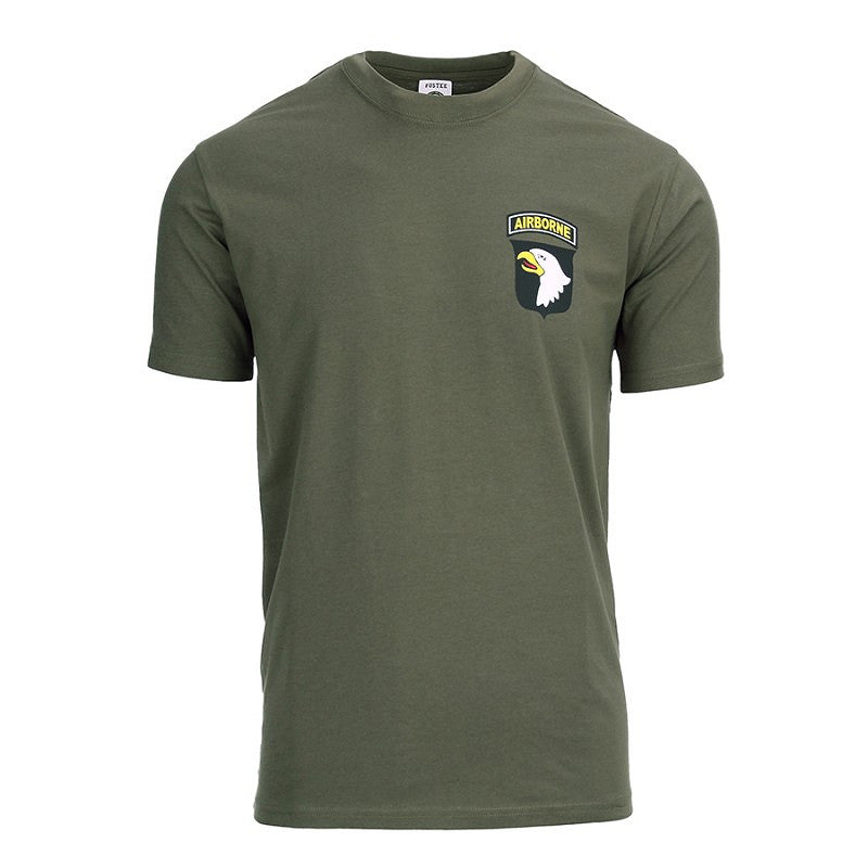 T-shirt 101st Airborne Verde - Rezistență și Spirit Tactic