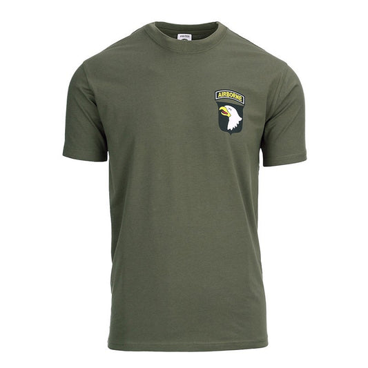 T-shirt 101st Airborne Verde - Rezistență și Spirit Tactic