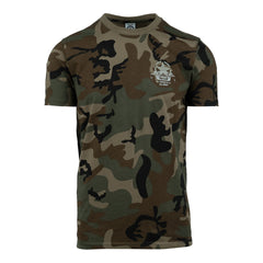 T-shirt Allied Star Willys Camouflage Woodland Fostex - Confort Superior și Stil Iconic