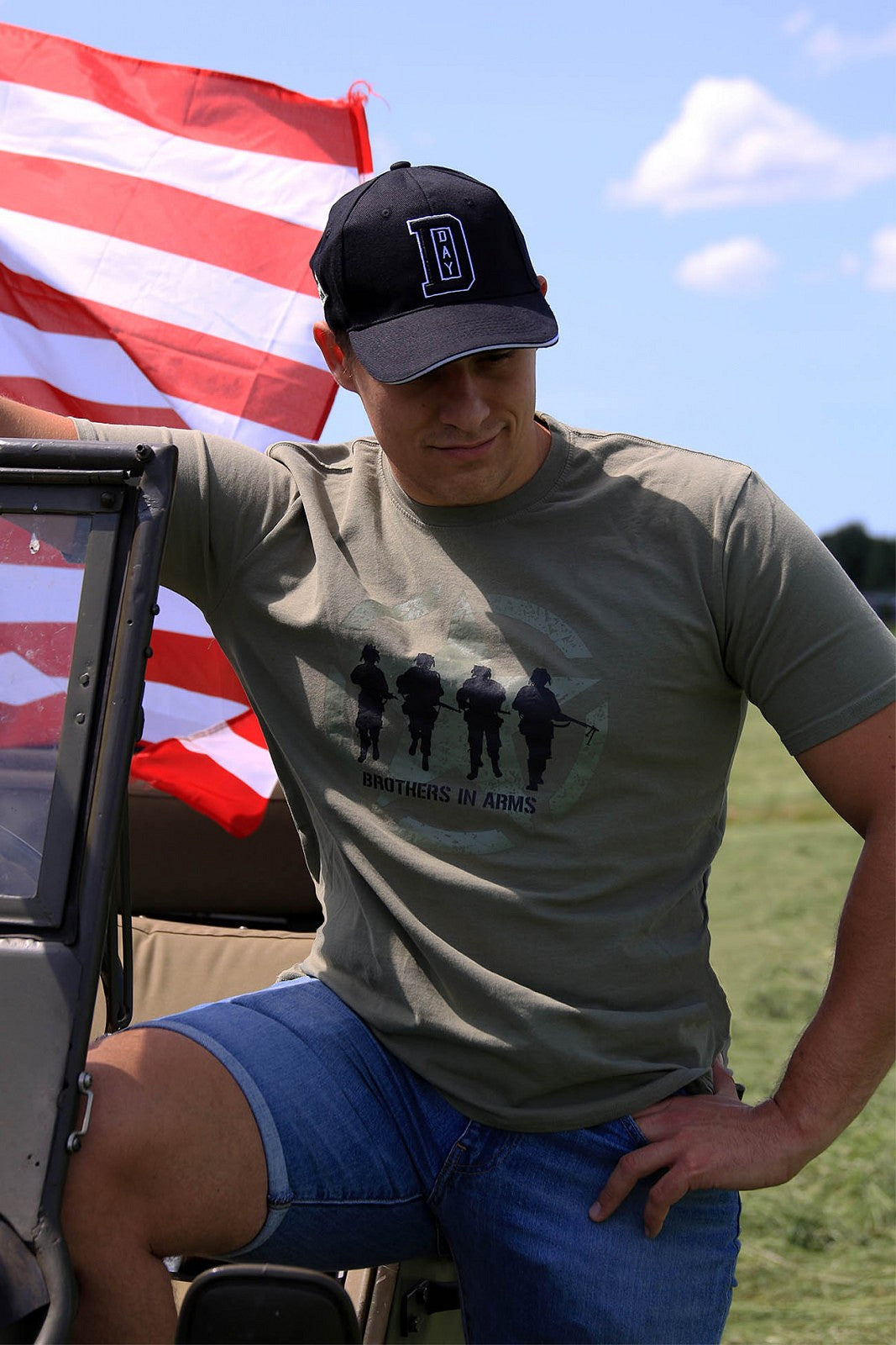 T-shirt Brothers in Arms Groen - Confort și Rezistență Avansată