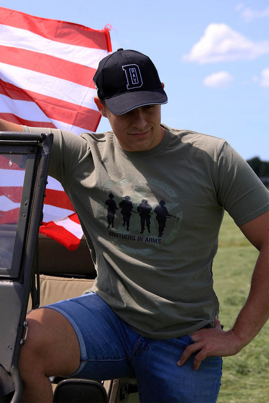 T-shirt Brothers in Arms Groen - Confort și Rezistență Avansată