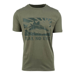 T-shirt Fear No Evil Groen - Afirmă-ți Curajul