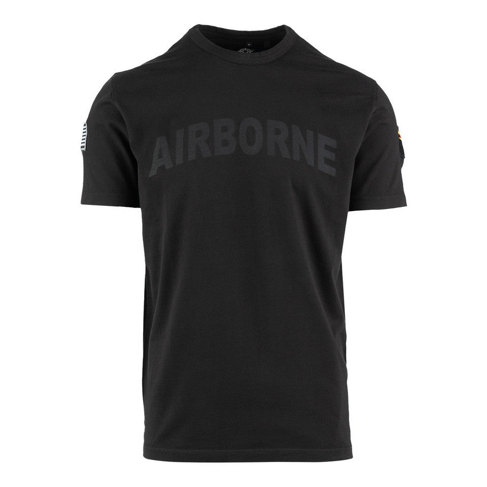 T-shirt Premium 101st Airborne Negru - Stil Vintage Autentic și Durabil