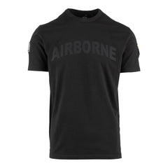 T-shirt Premium 101st Airborne Negru - Stil Vintage Autentic și Durabil
