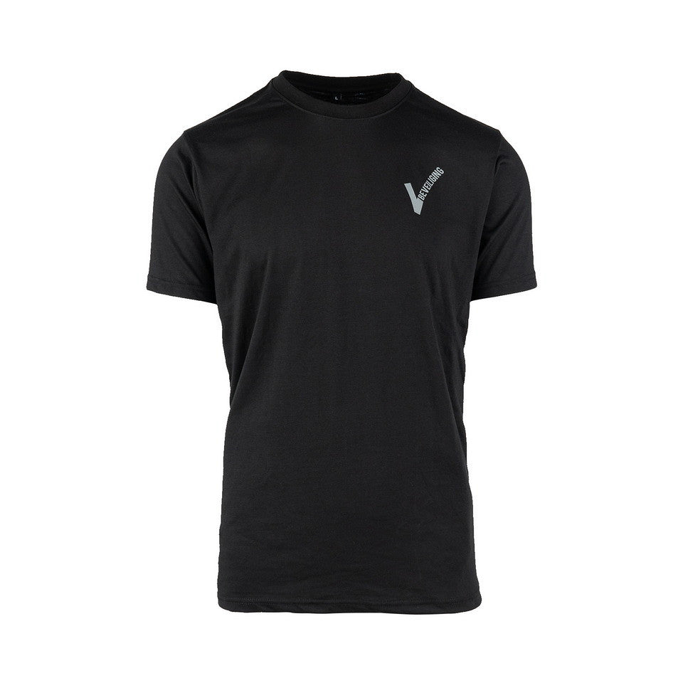 T-shirt Security V-logo Negru - Identitate Profesională, Confort Superior