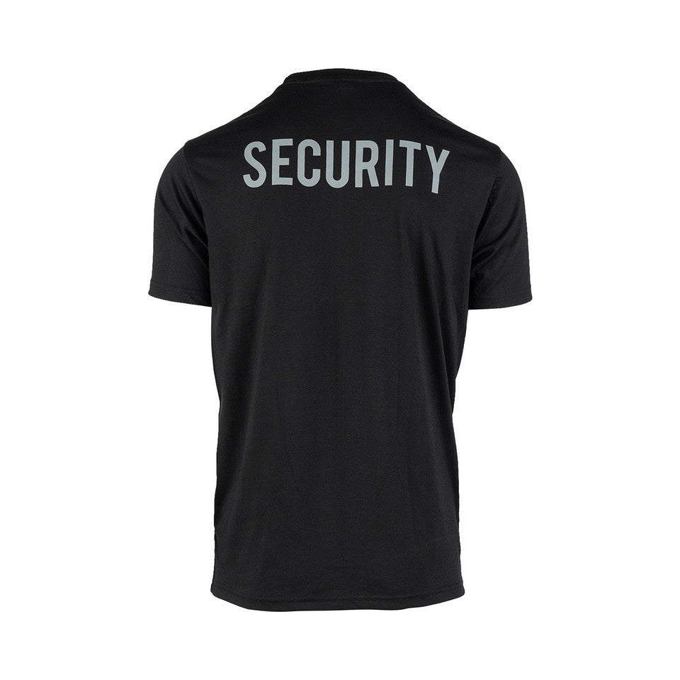 T-shirt Security V-logo Negru - Identitate Profesională, Confort Superior