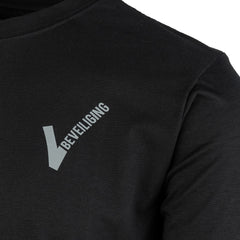 T-shirt Security V-logo Negru - Identitate Profesională, Confort Superior