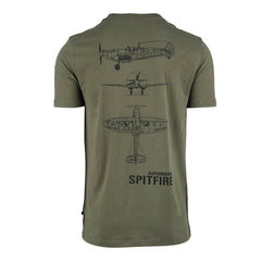 T-shirt Spitfire Badge Verde - Stil Autentic și Confort Durabil