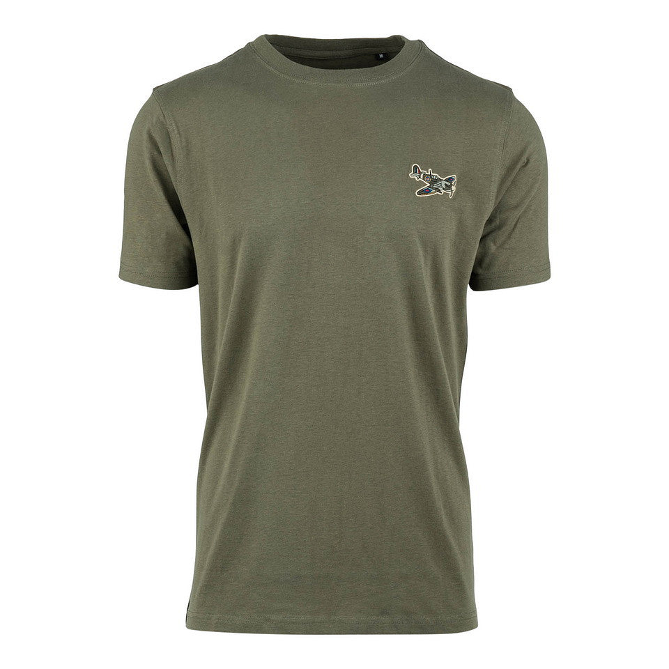 T-shirt Spitfire Badge Verde - Stil Autentic și Confort Durabil
