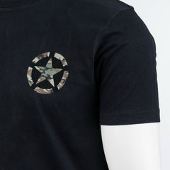 T-shirt US Army Camo Negru US Army - Stil Autentic și Confort Optim